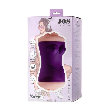 Masturbator dwustronny JOS Yara TPR 17,5 cm