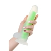 Dildo żelowe świecące Beyond by Toyfa Clark Glow zielone 16,5cm