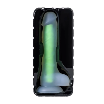 Dildo żelowe świecące Beyond by Toyfa Clark Glow zielone 16,5cm