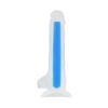 Dildo żelowe świecące Bruce Glow niebieskie 16,5 cm Beyond