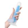 Dildo żelowe świecące Bruce Glow niebieskie 16,5 cm Beyond
