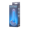 Dildo żelowe świecące Bruce Glow niebieskie 16,5 cm Beyond