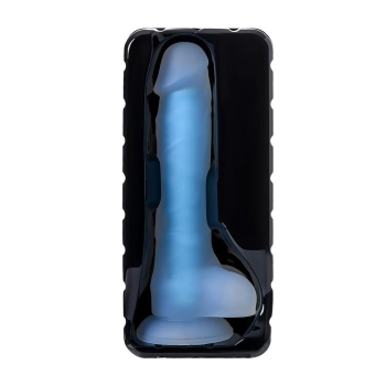 Dildo żelowe świecące Bruce Glow niebieskie 16,5 cm Beyond