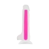Dildo żelowe świecące Peter Glow Beyond różowe 16,5 cm