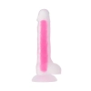 Dildo żelowe świecące Peter Glow Beyond różowe 16,5 cm