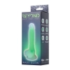 Dildo żelowe Beyond by Toyfa Wade Glow świecące zielone 14,5 cm