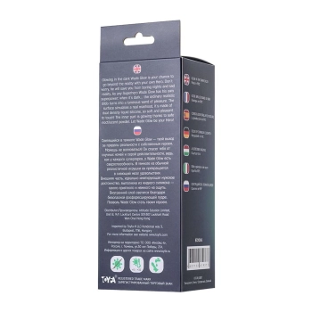 Dildo żelowe Beyond by Toyfa Wade Glow świecące zielone 14,5 cm