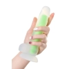 Dildo żelowe świecące zielone 13cm Beyond by Toyfa