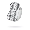 Wibrujący masturbator Lingam Khani transparentny 9 cm
