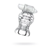 Masturbator wibrujący Lingam Shakti transparentny 9 cm