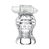 Masturbator wibrujący Lingam Shakti transparentny 9 cm