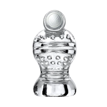 Masturbator wibrujący Lingam Shakti transparentny 9 cm