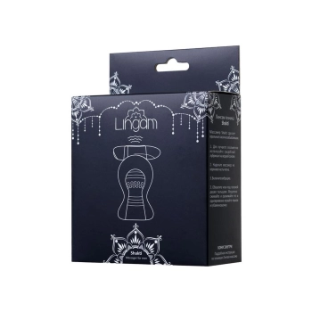 Masturbator wibrujący Lingam Shakti transparentny 9 cm