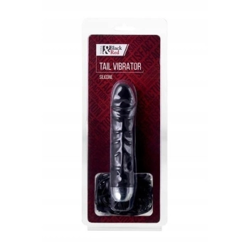 Wibrator silikonowy Black&Red 6 trybów 16 cm