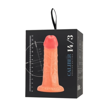 Dildo realistyczne Caliber cieliste 14 cm z przyssawką