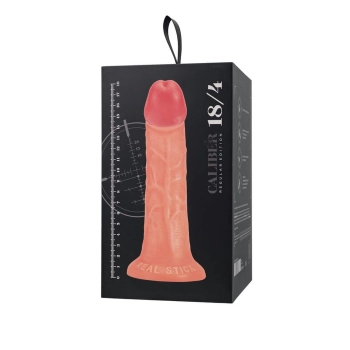 Dildo realistyczne Caliber RealStick cieliste 18 cm 4 cm