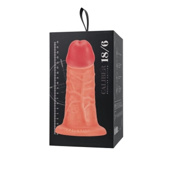 Dildo realistyczne Caliber RealStick cieliste PVC 18 cm 6 cm