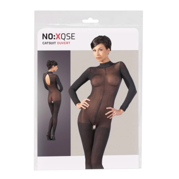 Bodystocking koronkowy NO:XQSE S/M poliamid