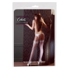 Pończochy Cottelli LEGWEAR białe z koronką 20 den