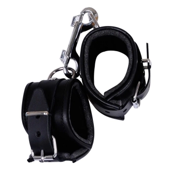 Leather Handcuffs padded