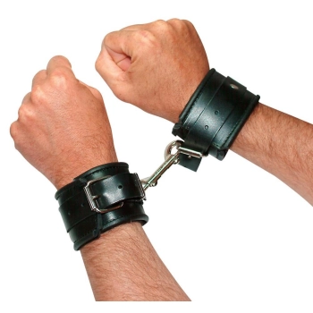 Leather Handcuffs padded