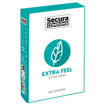 Prezerwatywy Secura Extra Feel ultra cienkie 48 sztuk