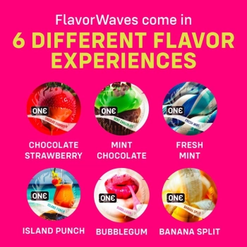Prezerwatywy smakowe ONE Flavor Waves 12 sztuk