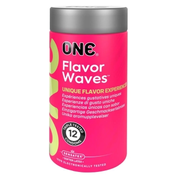 Prezerwatywy smakowe ONE Flavor Waves 12 sztuk