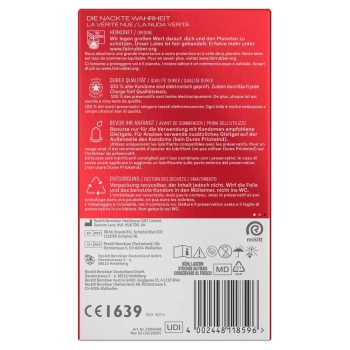 Durex Gefühlsecht Slim x 10
