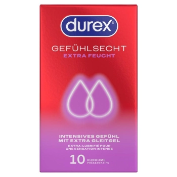 Durex  Gefühlsech Xtra feucht 10