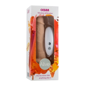 Wibrator realistyczny Alive Cesar Cyber Skóra 18 cm