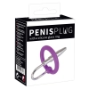 Plug do penisa z pierścieniem na żołądź Penisplug silikon 6,5 cm