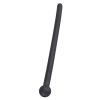 Penis plug Piss Play silikonowy Penisplug czarny 11,8 cm