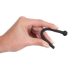Penis plug Piss Play silikonowy Penisplug czarny 11,8 cm