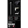 Penis plug Piss Play silikonowy Penisplug czarny 11,8 cm