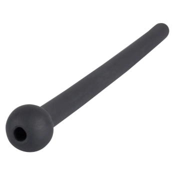Penis plug Piss Play silikonowy Penisplug czarny 11,8 cm