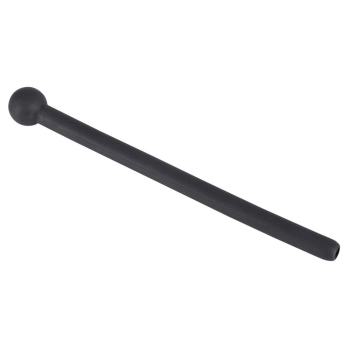 Penis plug Piss Play silikonowy Penisplug czarny 11,8 cm