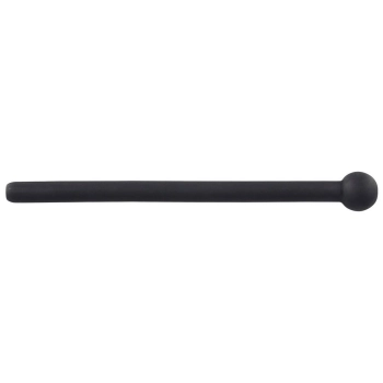 Penis plug Piss Play silikonowy Penisplug czarny 11,8 cm