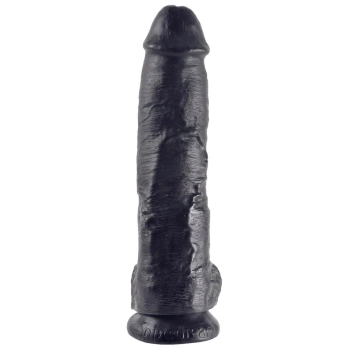 King Cock 10 inch Balls Black