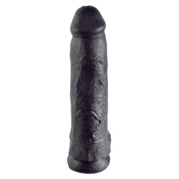 King Cock 12 inch Balls Black
