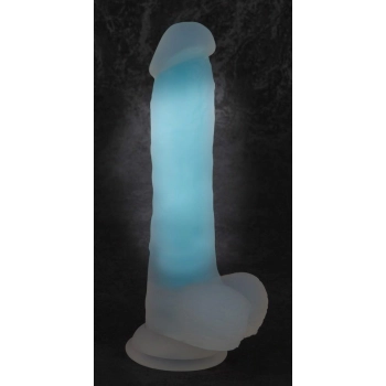 Dildo silikonowe You2Toys świecące w ciemności 20,5 cm
