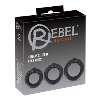Rebel Silicone Steel Rings