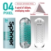 Masturbator spinner Tenga Pixel przezroczysty 13 cm