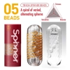 Masturbator Tenga Spinner Beads przezroczysty 13 cm