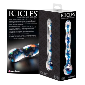 Icicles No. 8 Clear/Blue