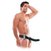 Proteza na penisa Fetish Fantasy Series pusta ciemna 20 cm z wibracją