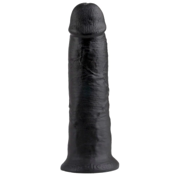 Dildo realistyczne King Cock ciemne 25 cm PVC