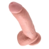 Dildo realistyczne King Cock z jądrami PVC 22,9 cm