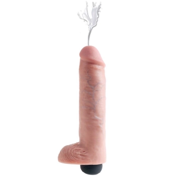 KC 10" Squirting Cock with Bal