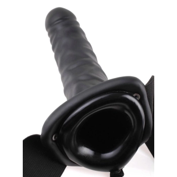 Pusta proteza strap-on Fetish Fantasy Series ciemna 20 cm